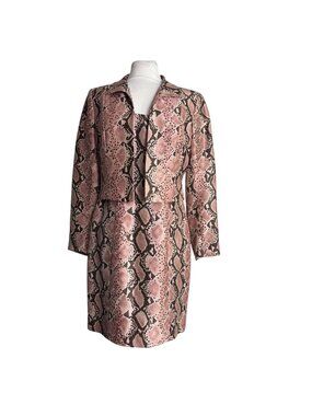 Kay Unger | Dresses | Kay Unger Pink And Green Floral Tealength Dress |  Poshmark